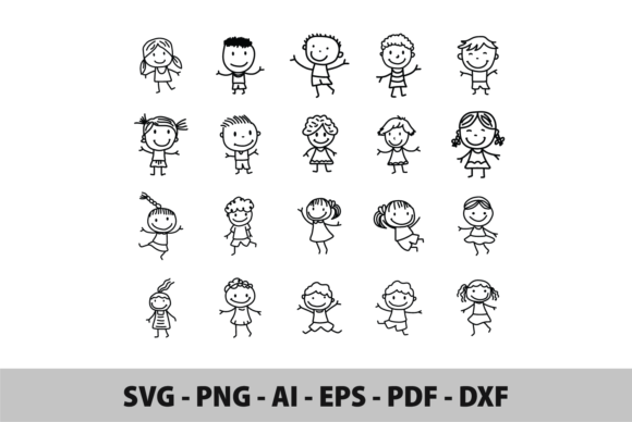 Download Stick Figures Svg Bundle, Cricut File - Cricut file Collection
