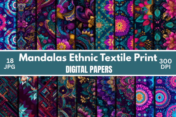 Download Ethnic Textile Print Seamless Pattern - Premium Resources