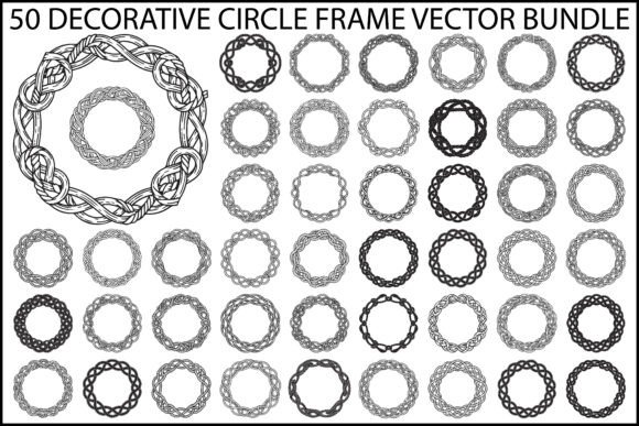 Download Decorative Circle Frame Bundle - Premium Resources
