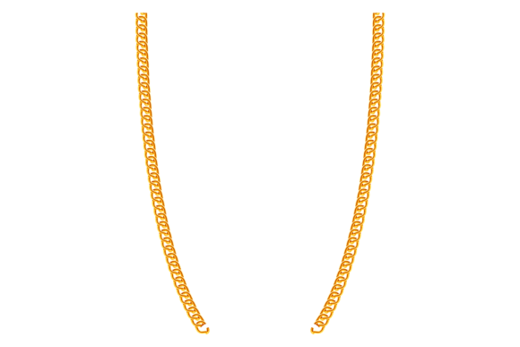Download Golden Necklace Chain. Decorative Round - Decorative Collection