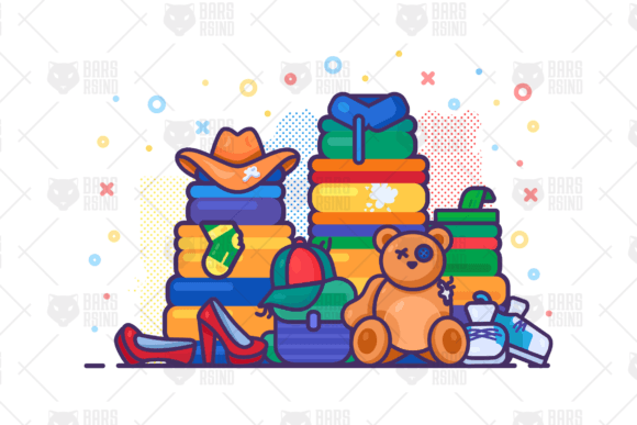 Download Textile Waste Illustration - Premium Resources