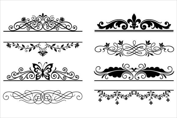 Download Elegant Ornamental Border Bundle - Elegant Collection