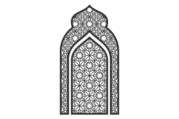 Download Decorative Islamic Window. Ornate Arabia - Decorative Collection