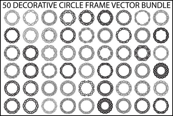 Download Decorative Circle Frame Bundle - Premium Resources