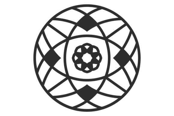 Download Decorative Round Ornament in Vintage Chi - Decorative Collection