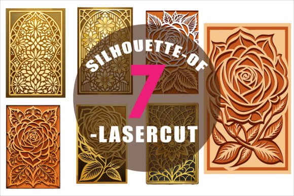 Download Gold Silhouette, Lasercut Decorative Art - Decorative Collection