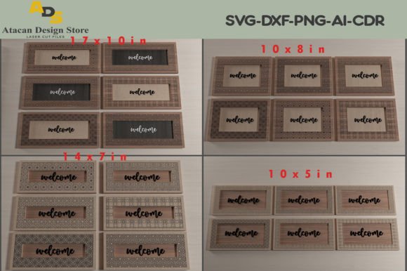 Download Decorative Pattern Photo Frame SET 296 - Decorative pattern Collection