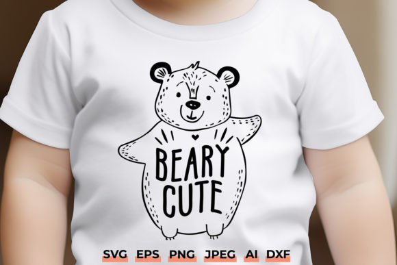 Download Beary Cute Baby Bear SVG DXF Cricut File - Cricut file Collection