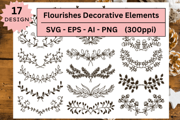 Download Flourishes Decorative Elements Svg Set - Decorative Collection