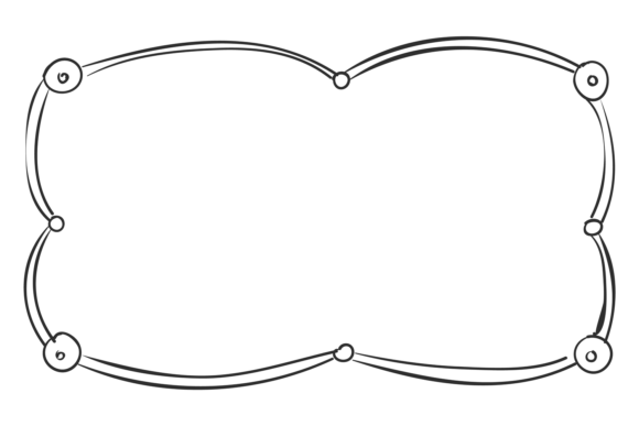 Download Decorative Round Shape Frame. Doodle Lin - Decorative Collection