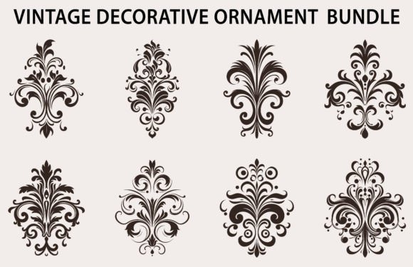 Download Vintage Decorative Design Element Bundle - Decorative Collection